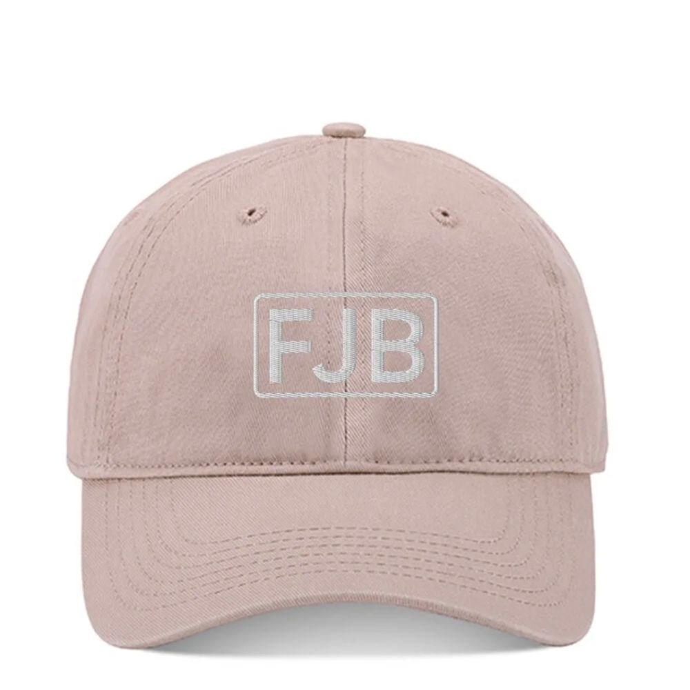 FJB Anti Biden Embroidered Mom Pink Hat Baseball Cap Hat Velcro Backstrap